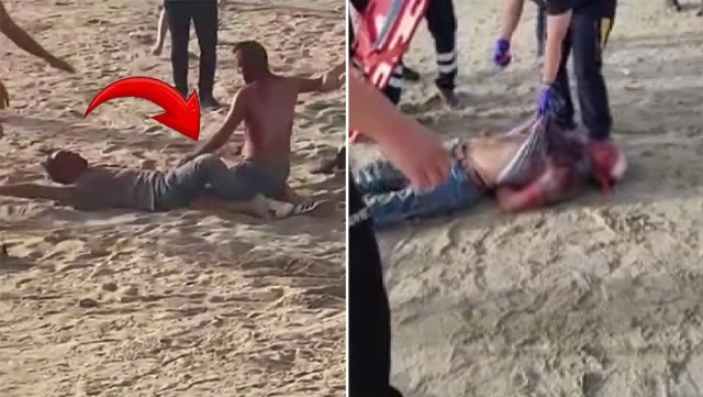 تشتبك السياح في شاطئ في معركة بالسكاكين: إصابة شخص واحد بحالة خطيرة وإصابة اثنين آخرين.