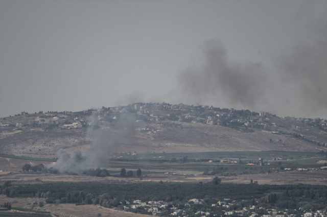 حزب الله يهاجم بـ 200 صاروخ و 20 طائرة بدون طيار ، واندلع حريق كبير في إسرائيل
