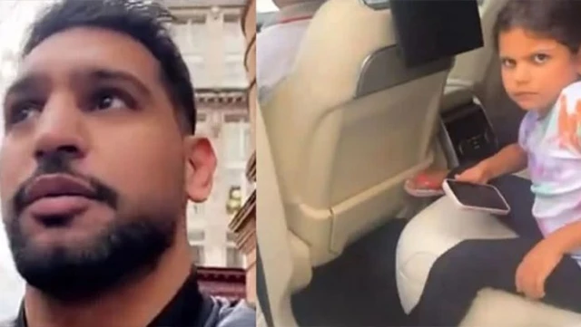 Famous British boxer Amir Khan accidentally left his daughter in the car when he handed over his $150,000 vehicle to the valet.