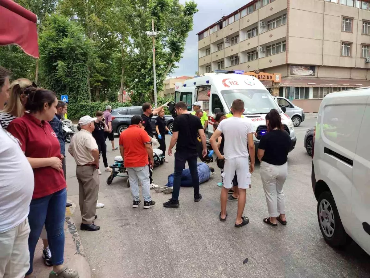 Keşan'da trafik kazasında 1 kişi yaralandı