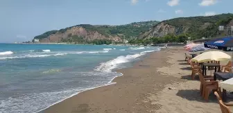 Zonguldak'ın Karadeniz Ereğli ilçesinde denize girme yasağı