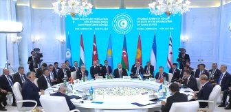 Cumhurbaşkanı Yardımcısı Cevdet Yılmaz Türk Devletleri Teşkilatı Gayriresmi Zirve Toplantısı'nda konuştu