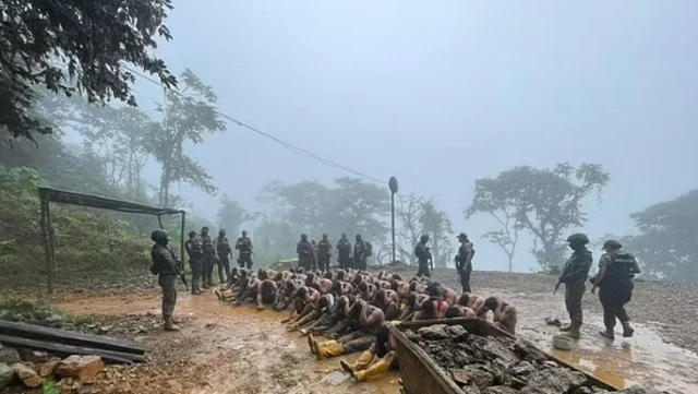 Армия Эквадора спасла 49 шахтеров, похищенных бандой Лос Лобос.