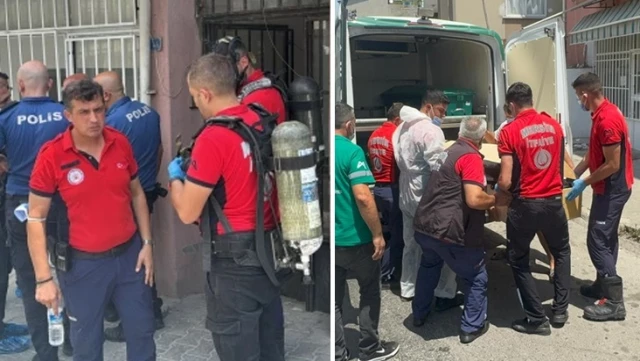 A dead body was found in a house in Mersin, where a foul smell was coming from.