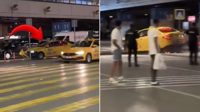 The drunk taxi driver caused chaos! He drove the vehicle as if playing a computer game.
