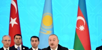 Azerbaycan Cumhurbaşkanı İlham Aliyev, Türk Devletleri Teşkilatı Devlet Başkanları Gayrıresmi Zirvesi'nde konuştu