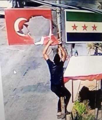 MIT captures another Syrian provocateur attacking the Turkish flag