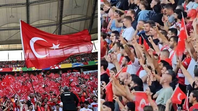 Turkish hostility knows no bounds! They interrupted the broadcast while our national anthem was being sung with Grey Wolf signs.