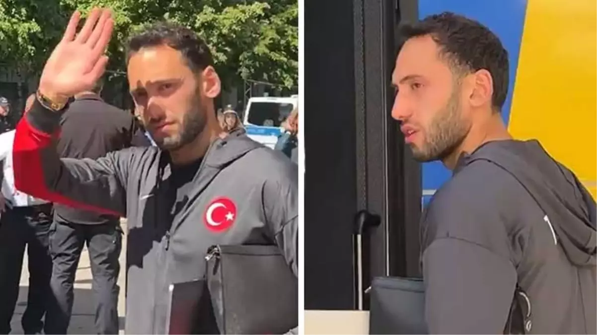 Milliler Berlin'den ayrıldı! Hakan Çalhanoğlu, gördüğü destek karşısında gözyaşlarını zor tuttu