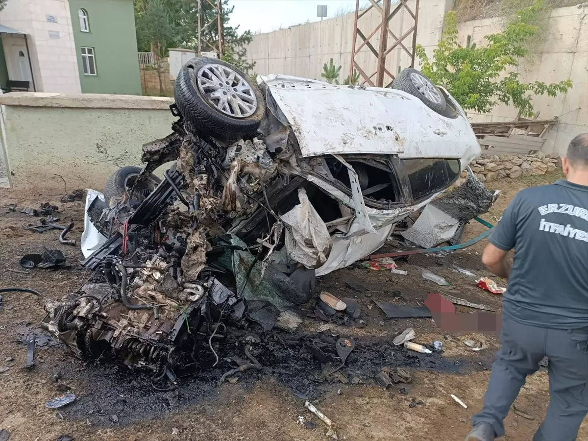 Erzurum'un Horasan ilçesinde otomobil kazası: 3 ölü, 4 yaralı