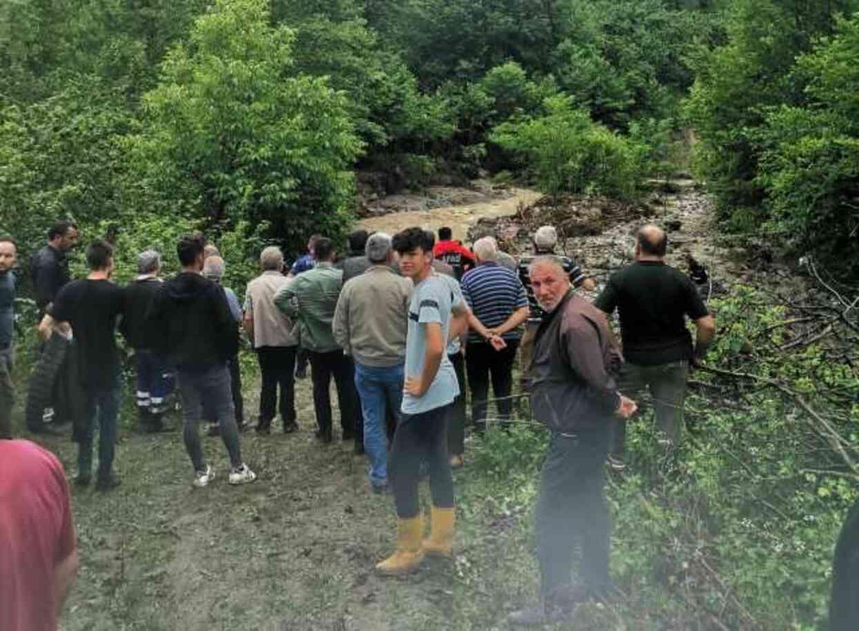 Flood in Ordu! 1 person lost their life after being swept away by the water