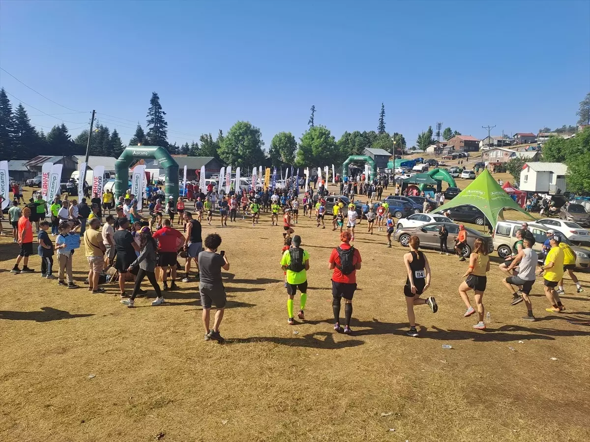 Dikmen Yaylası'nda Ultra Trail Maraton Koşusu Gerçekleştirildi