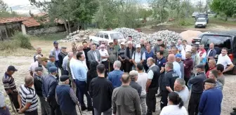 Amasya Valisi Yılmaz Doruk, Gümüşhacıköy'deki Dolu Zararını İnceledi