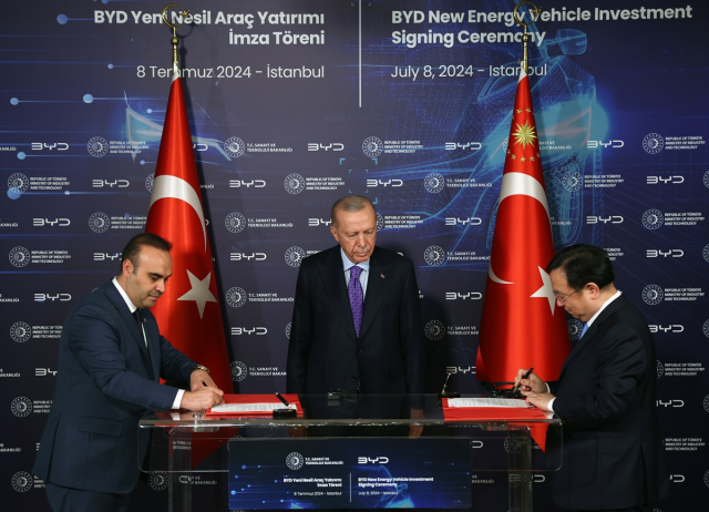 Massive investment from Chinese BYD, the world's largest electric vehicle manufacturer, to Turkey