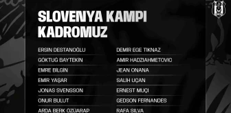 Beşiktaş'ın Slovenya kamp kadrosu belli oldu