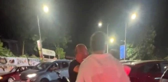 Beykoz Çengelköy'de araç konvoyunda kavga çıktı