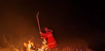 Iğdır'da çıkan anız yangını itfaiye ekipleri tarafından söndürüldü