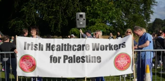 Dublin'de Filistin'e Destek Gösterisi Düzenlendi