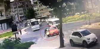 Tekirdağ Çorlu'da Dönel Kavşakta Otomobil ile Motosikletin Çarpışması Sonucu 1 Kişi Yaralandı