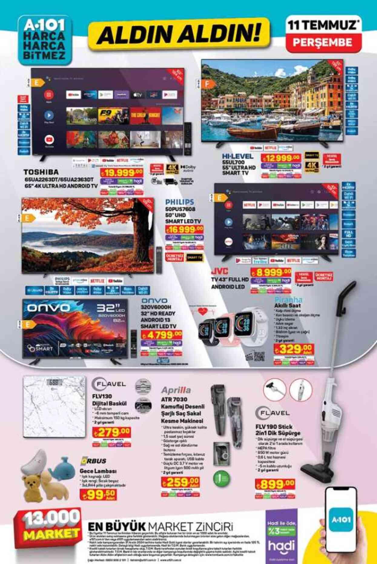 A101 11 TEMMUZ PERŞEMBE AKTÜEL KATALOĞU | 11 Temmuz'da hangi ürünler var?