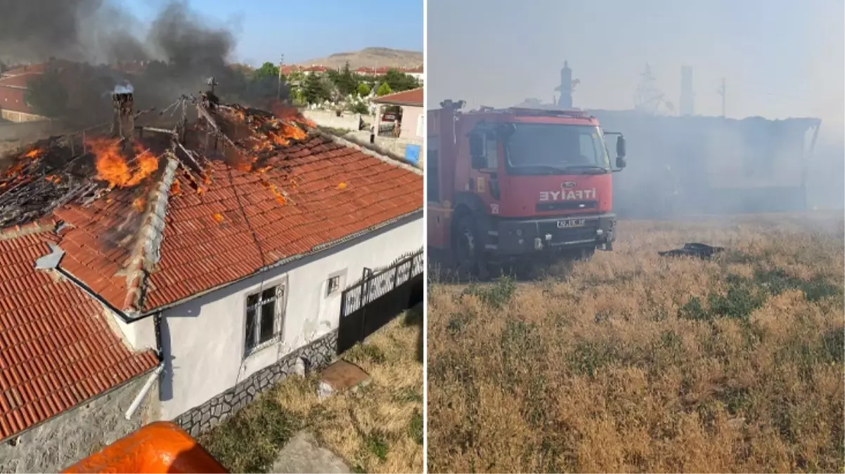 Alevler bir anda her yeri kapladı! Anne ve oğlu evde çıkan yangında hayatını kaybetti