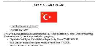 Diyarbakır Valisi Murat Zorluoğlu, Cumhurbaşkanı Erdoğan tarafından atandı