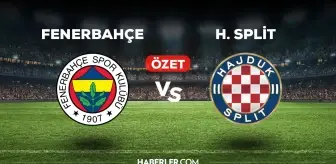 Fenerbahçe Hajduk Split maç özeti ve golleri izle! (VİDEO) FB Hajduk Split maçı özeti! Golleri kim attı, maç kaç kaç bitti?