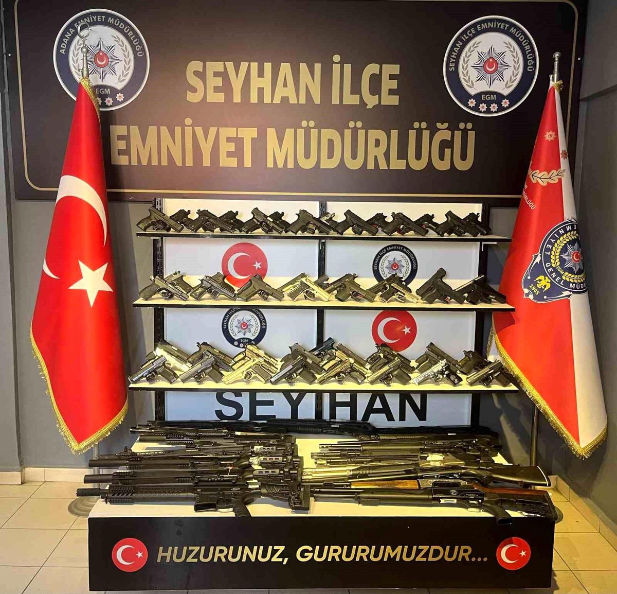 Adana'da Polislerden Rekor Silah Ele Geçirme Operasyonu