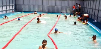 Aksaray Sultanhanı'nda Çocukların Yüzme Havuzu Hayali Gerçekleşti