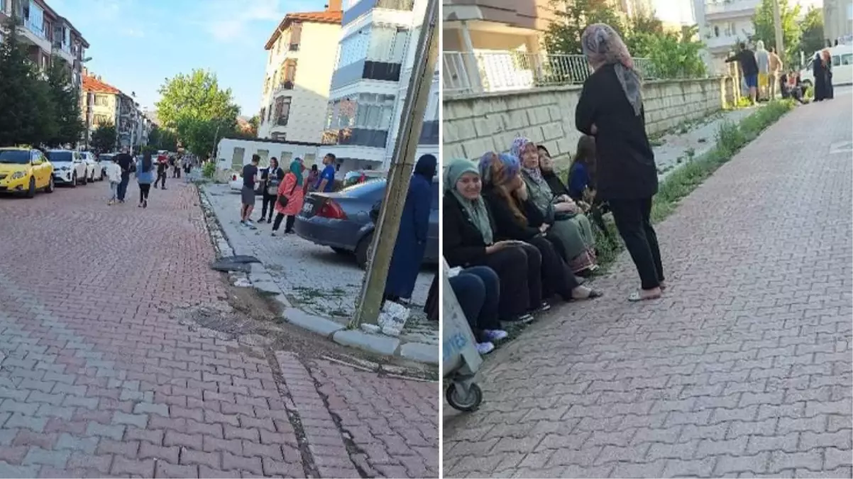 Afyonkarahisar'da korkutan deprem! Vatandaşlar panikle sokaklara fırladı