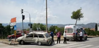 Çorum'da otobüs kazası: Otomobil sürücüsü yaralandı