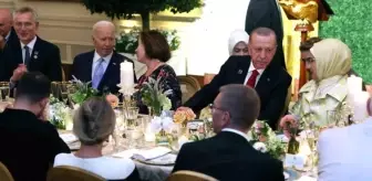 Cumhurbaşkanı Erdoğan, Biden onuruna verilen yemeğe katıldı! Macar başbakandan Erdoğan'a övgü dolu sözler