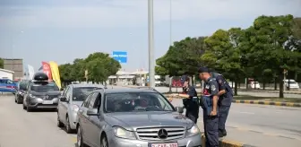 Edirne Jandarma Komutanlığı Gurbetçileri Karşılıyor