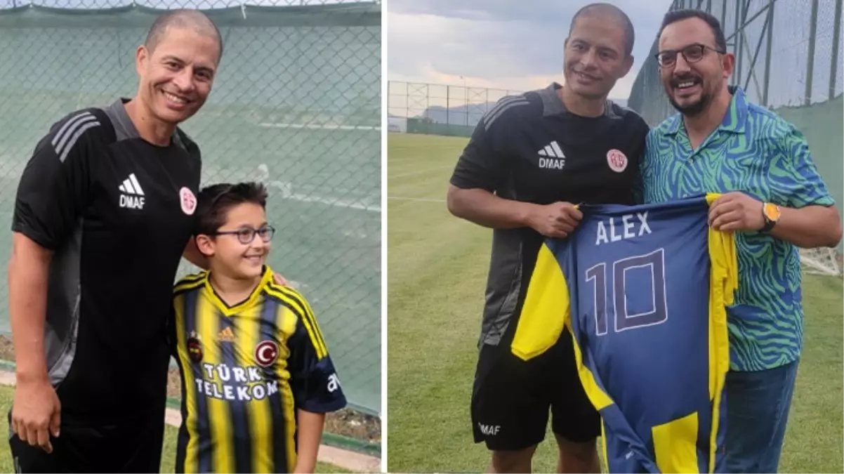 Alex de Souza'nın Fenerbahçeli taraftarlarla fotoğraf çektirmesi olay oldu! Antalyaspor'dan açıklama gecikmedi