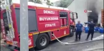 Dokuma atölyesindeki yangın işyerini kullanılamaz hale getirdi