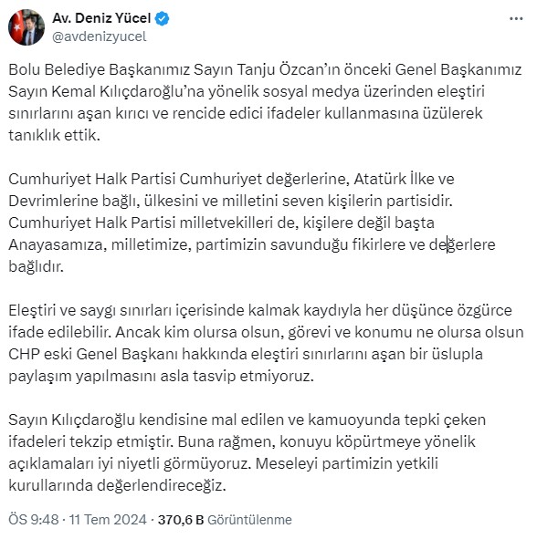 Kılıçdaroğlu ile Özcan arasındaki kavgaya CHP'den ilk yorum