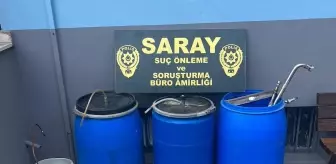 Tekirdağ'da Sahte İçki Operasyonu: 174 Litre Sahte Rakı ve Şarap Ele Geçirildi