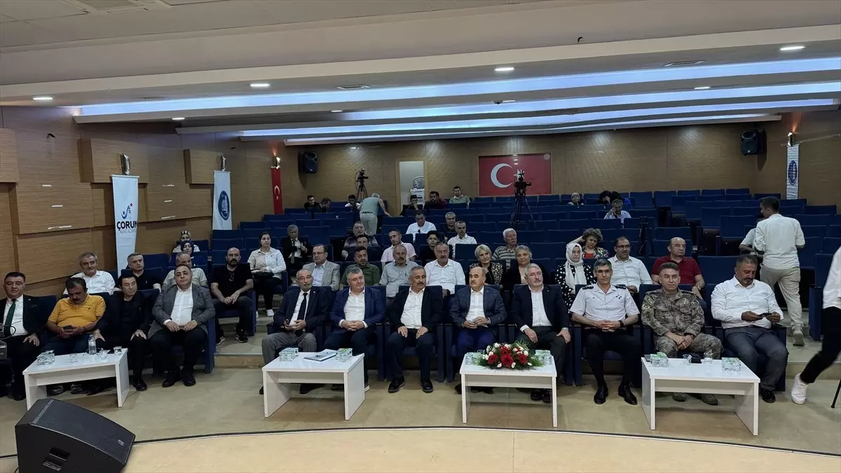 Çorum'da Uyuşturucu ile Mücadelede Medyanın Rolü Paneli Düzenlendi