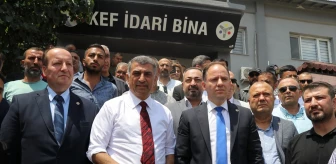 CHP Genel Başkan Yardımcısı Deniz Yavuzyılmaz, Elazığ'da maden işçilerini ziyaret etti