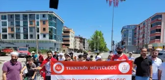 Samsun'da 15 Temmuz anısına bisiklet turu düzenlendi