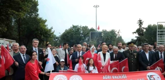 Ağrı'da 15 Temmuz Demokrasi ve Milli Birlik Günü Programı Düzenlendi