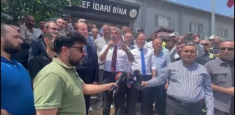 CHP Heyeti Eti Krom işçilerine destek için Elazığ'a geldi