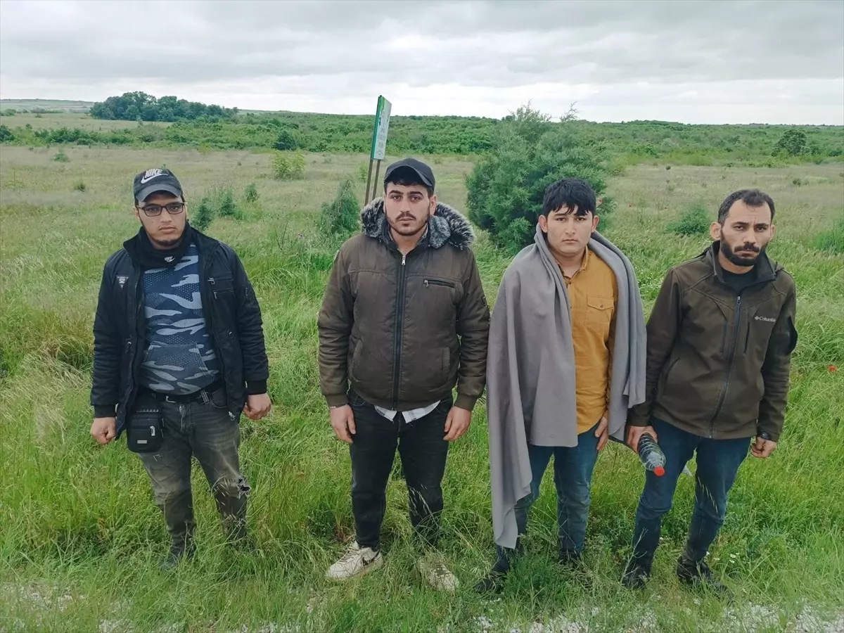 Edirne ve Kırklareli'nde 20 düzensiz göçmen yakalandı