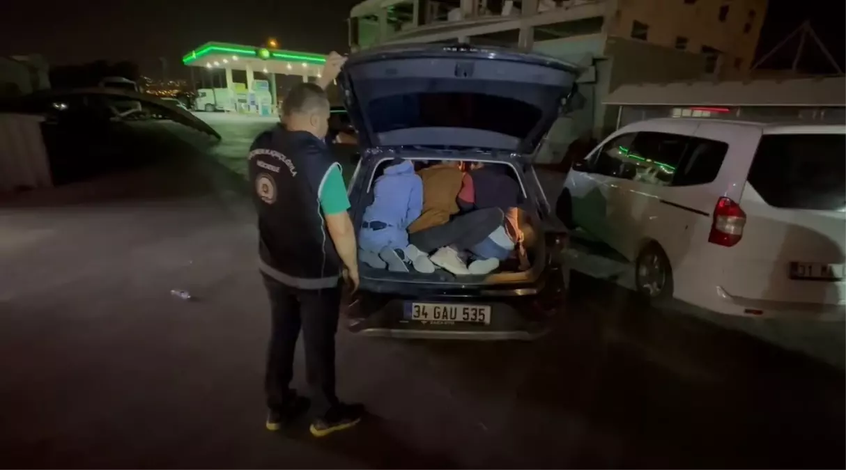 Hatay'da yurda kaçak yollarla giren 8 göçmen yakalandı