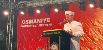 Osmaniye'de 15 Temmuz Demokrasi ve Milli Birlik Günü Yürüyüşü