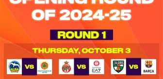 THY EuroLeague 2024-2025 Sezonunun Fikstürü Açıklandı