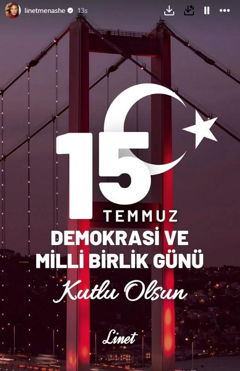 Ünlülerin 15 Temmuz Mesajları