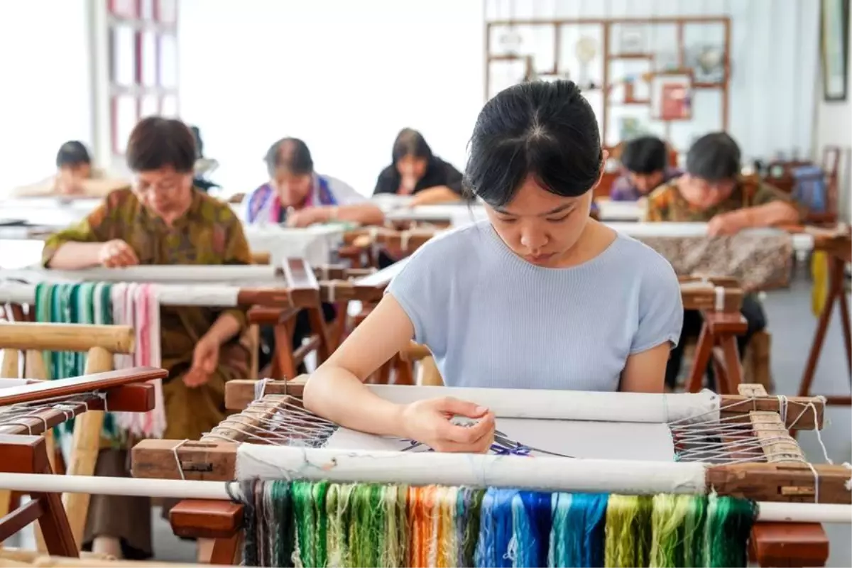 Çin'deki Suzhou Kenti, Nakış Sektörü Üssü Haline Geliyor