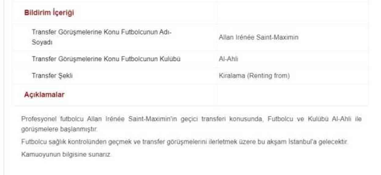 Fenerbahçe KAP bildirimi! SON BİLDİRİMLER! Fenerbahçe KAP açıklaması nedir? Fenerbahçe KAP bildirimi! SON BİLDİRİMLER! Fenerbahçe KAP açıklaması nedir?