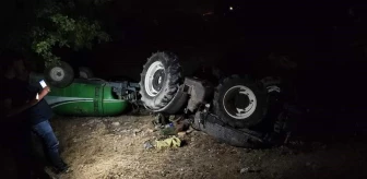 Manisa'da traktör kazası: Çiftçi hayatını kaybetti